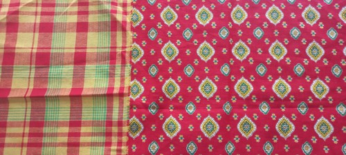 Lot coupons tissu madras - lot, 2